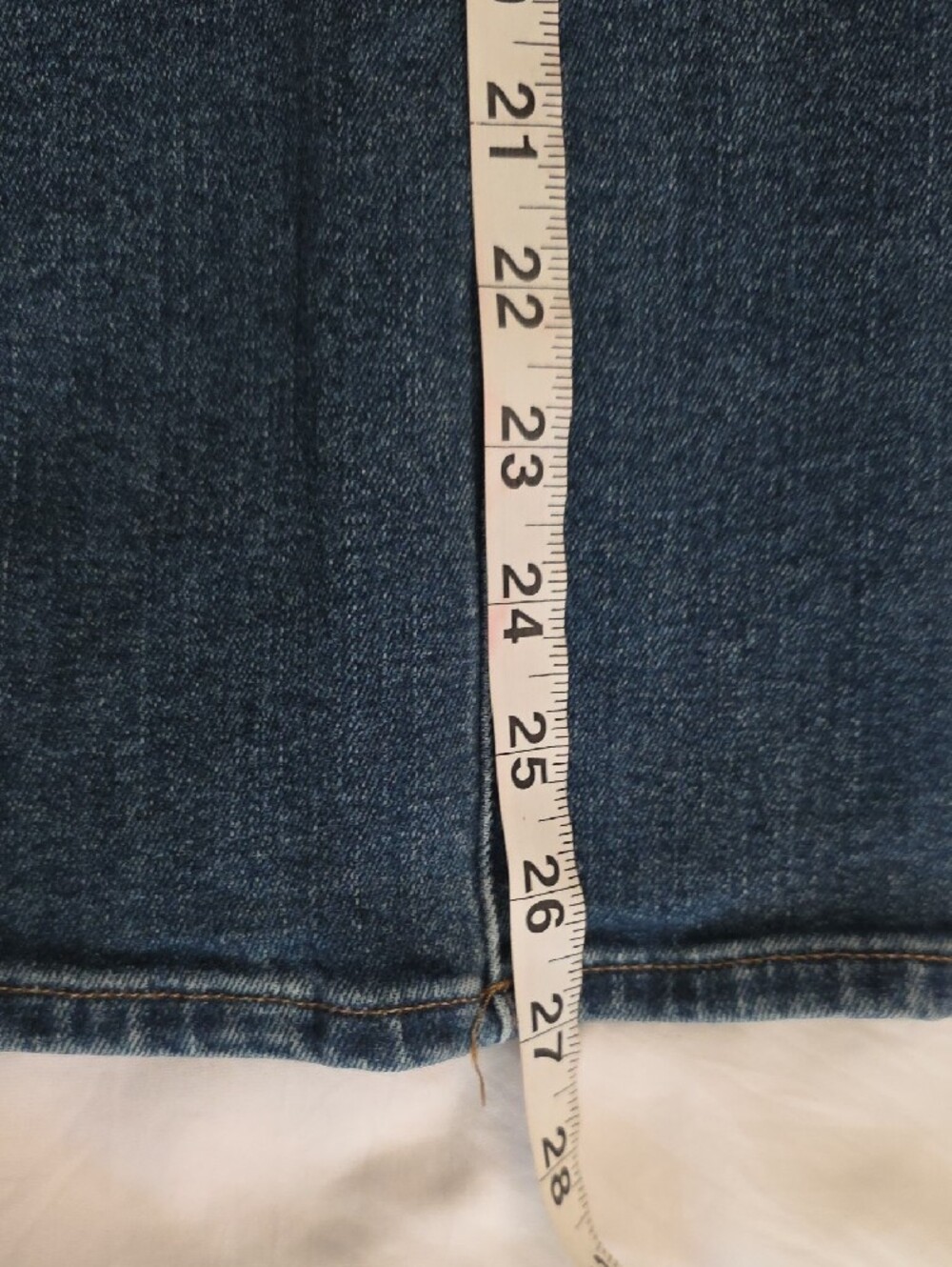 Madewell Mid-Rise Kick Out Jeans Size 28 Cropped Kick Flare Blue Denim - Picture 10 of 10